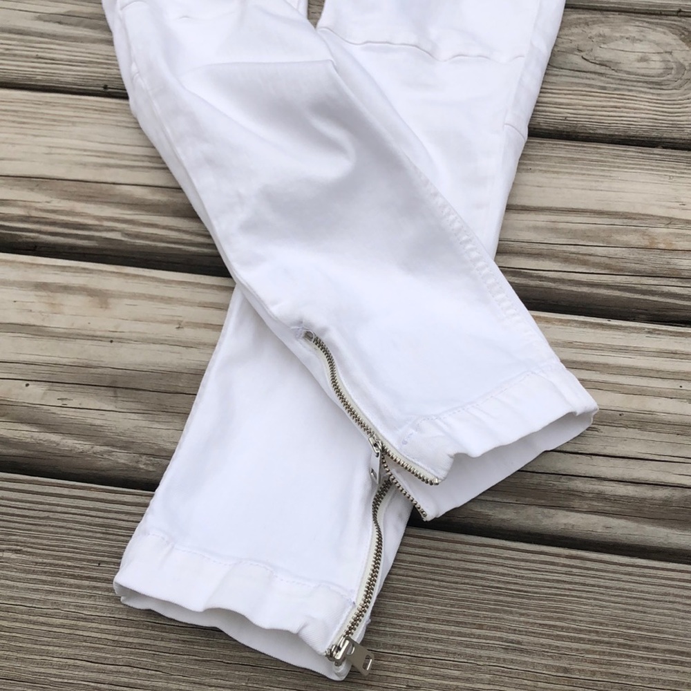 H&M white ankle zip jeans - Picture 3 of 11